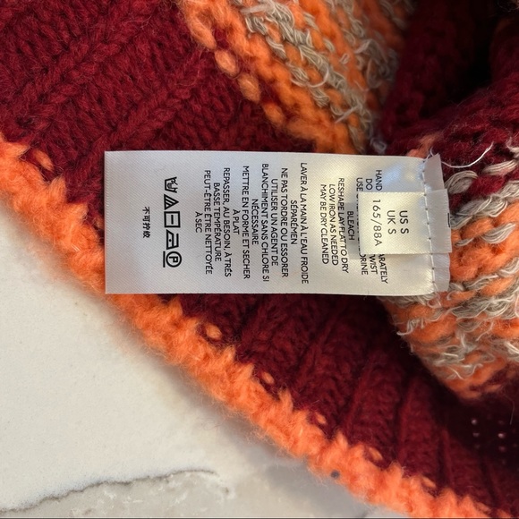 NWT Free People Check Me Out Pullover in Holly Berry women’s small sweater - Picture 6 of 10